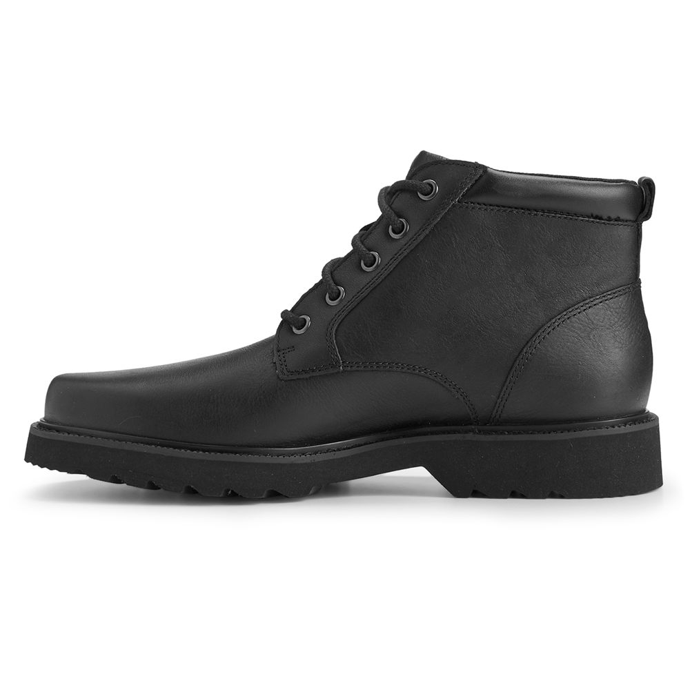 Rockport Boots For Mens Black - Northfield Waterproof Plain Toe - HD8904521